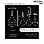 Poire de lavement anal compacte de voyage — angle alternatif