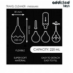 Poire de lavement anal compacte de voyage — vue de dos 2