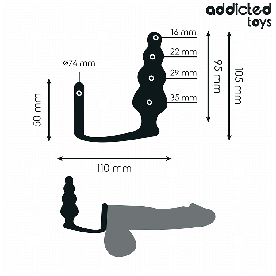 Plug Anal Avec Anneau Modèle Élégance