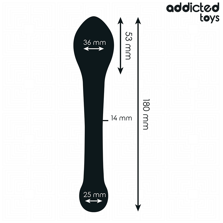 Stimulateur anal en silicone progressif — détail texture surface