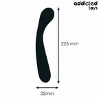 Masseur anal silicone longue insertion — détail texture surface