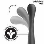 Masseur anal silicone longue insertion — vue de dos