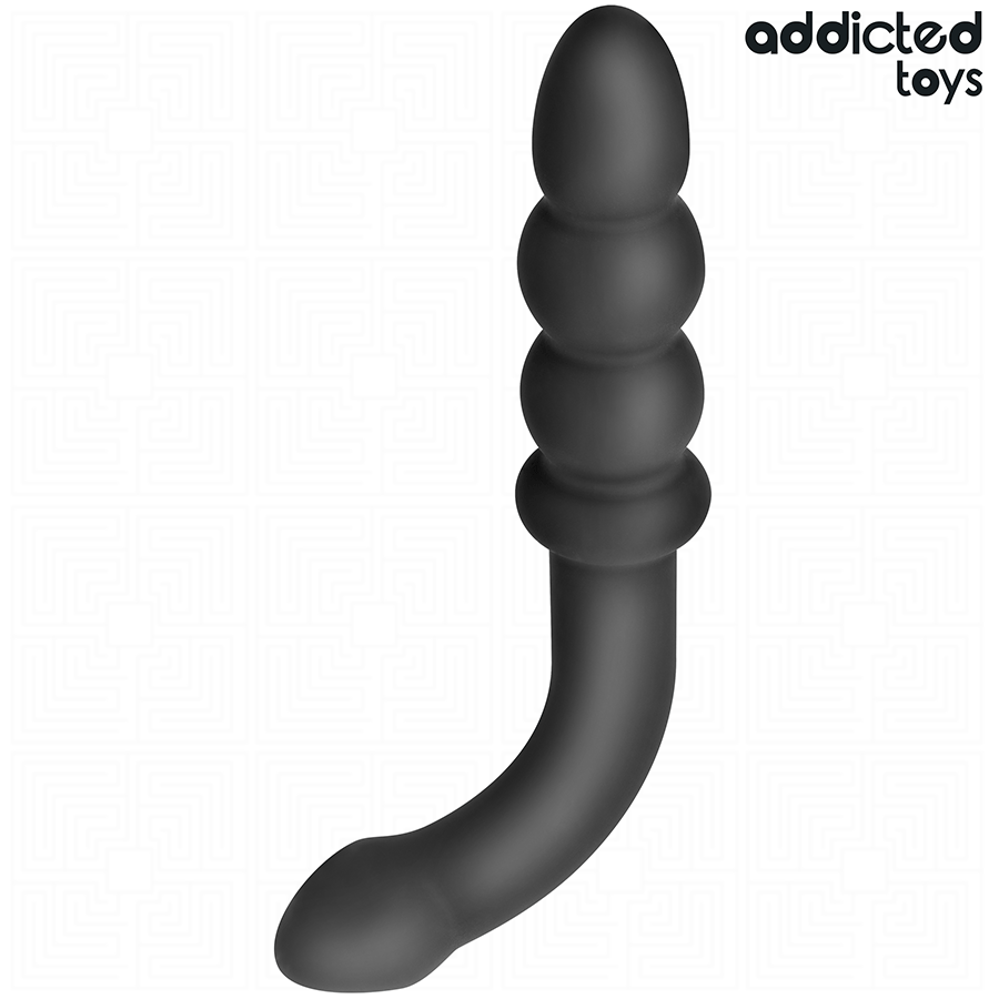 Double masseur anal en silicone — vue principale