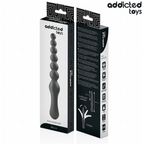 Chapelet anal en silicone progressif — vue rapprochée
