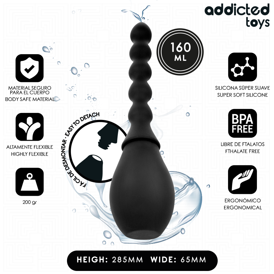 Poire de douche intime de voyage grand volume — vue principale