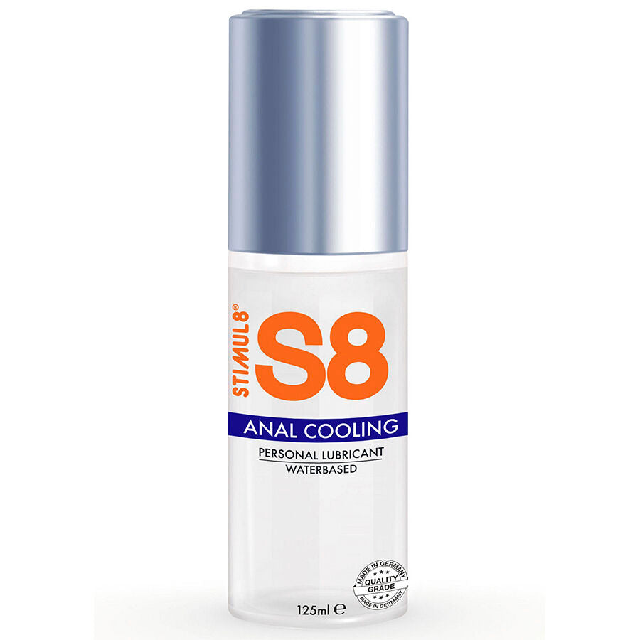 Lubrifiant anal base eau effet froid S8 — vue de profil