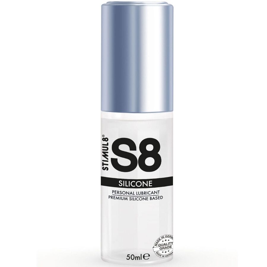 Lubrifiant silicone premium S8 — vue de profil