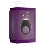 Boite violette Luz by Toy Joy Eclipse presentant l'anneau penien vibrant noir a embout lumineux. Emballage premium du cockring a 7 modes etanche et rechargeable.