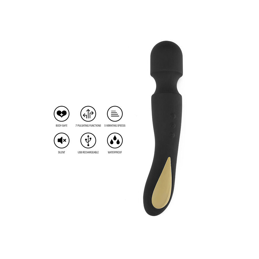 Baguette de massage clitoridienne en silicone avec LED Zenit — vue rapprochée