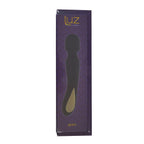 Baguette de massage clitoridienne en silicone avec LED Zenit — comparatif dimensionnel