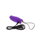 Œuf vibrant en silicone avec télécommande 8 modes — vue de profil 2