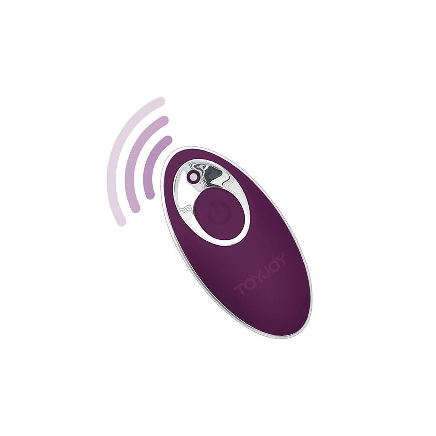 Œuf vibrant en silicone avec télécommande 8 modes — vue de profil