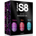Coffret 3 huiles de massage parfumées 3 x 50 ml — vue principale