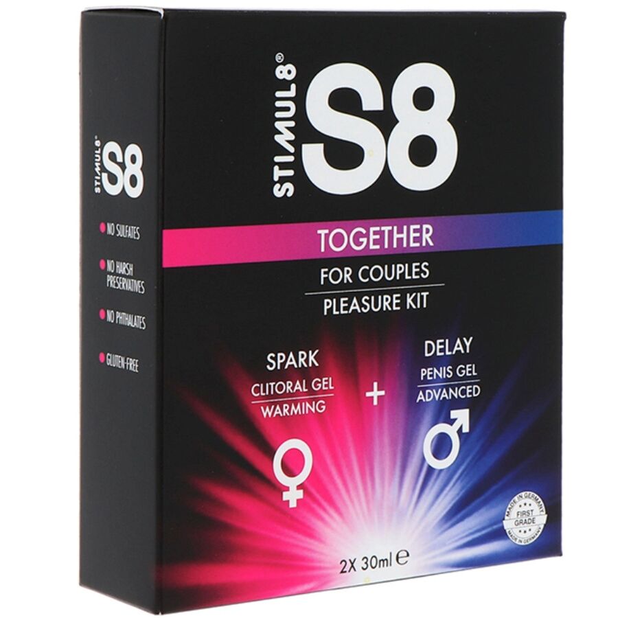 Coffret couple gel stimulant et gel retardant 2 x 30 ml — vue principale