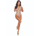 Bodystocking grille entrejambe ouvert Passion — vue principale