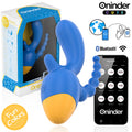 Vibromasseur triple stimulation point G clitoris et anal — vue principale