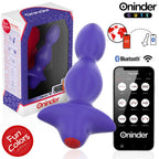 Vibromasseur anal en silicone à neuf modes connecté — vue principale