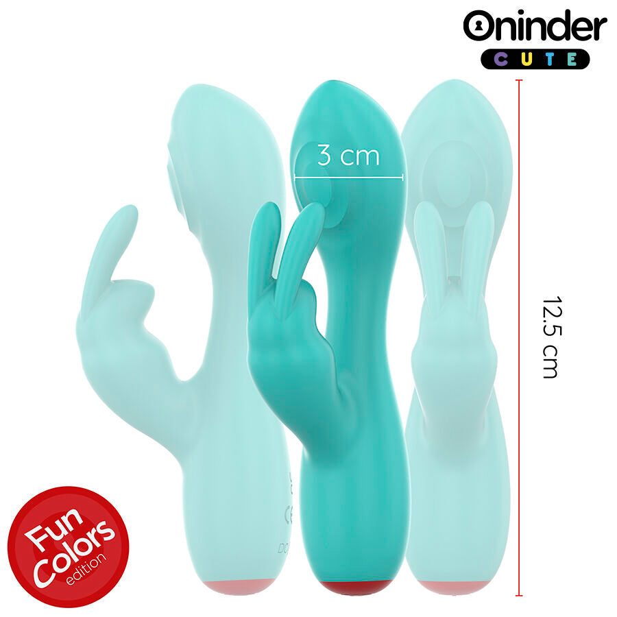 Vibromasseur lapin à tapping point G et clitoris — vue de profil