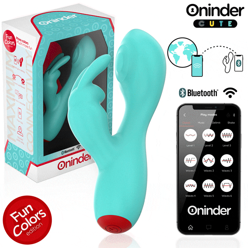 Vibromasseur lapin à tapping point G et clitoris — détail produit