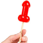 Sucette coquine comestible saveur cerise effet chaud — détail produit