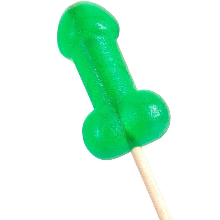 Sucette pénis bonbon à la menthe avec effet rafraîchissant