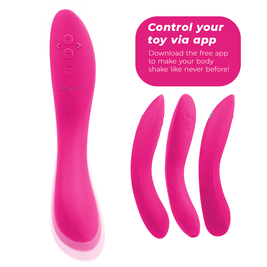 Vibromasseur point G connecté en silicone torsadé — détail produit
