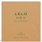 Préservatifs structure hexagonale latex bio HEX Organic — packaging fournisseur 2