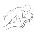 Anneau pénien en silicone souple ajustable confort — vue rapprochée