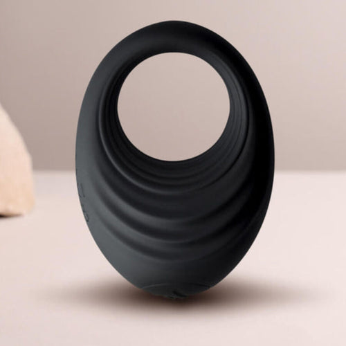 Anneau pénien vibrant en silicone pour couple — détail produit