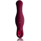 Vibromasseur point G mains libres à chevaucher — détail texture surface