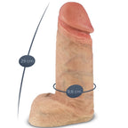 Schéma coté du gode réaliste XXL Silexd indiquant 29 cm de longueur et 9,8 cm de circonférence, sextoy chair en silicone médical — dimensions du modèle Xtreme Premium