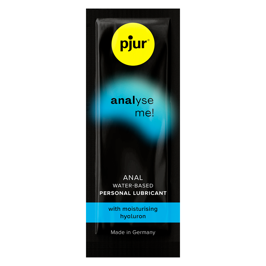 Lubrifiant anal base eau acide hyaluronique Analyze Me — détail produit