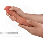 Gode réaliste à ventouse silicone