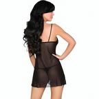 Nuisette en tulle et string assorti — emballage produit