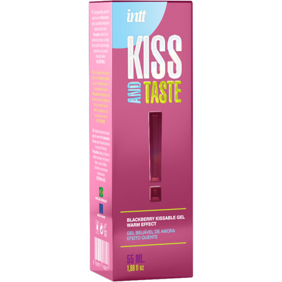 Gel intime effet chauffant saveur mûre — détail produit
