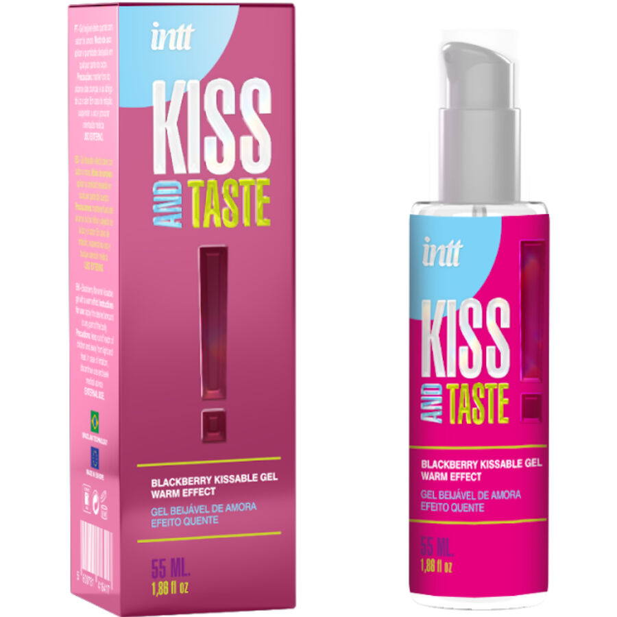 Gel intime effet chauffant saveur mûre — vue de profil
