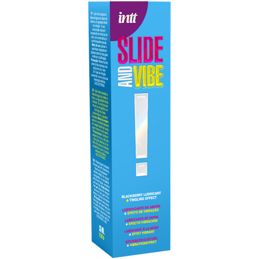 Lubrifiant vibrant base eau effet picotement — détail produit