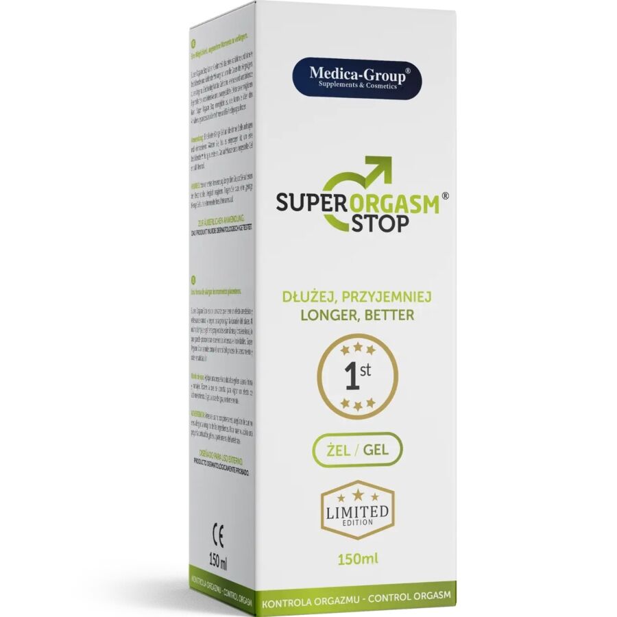 Super Orgasm Stop Gel Intime Pour Hommes Ml