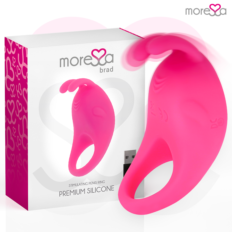 Vibratore Moressa Brad in silicone ricaricabile