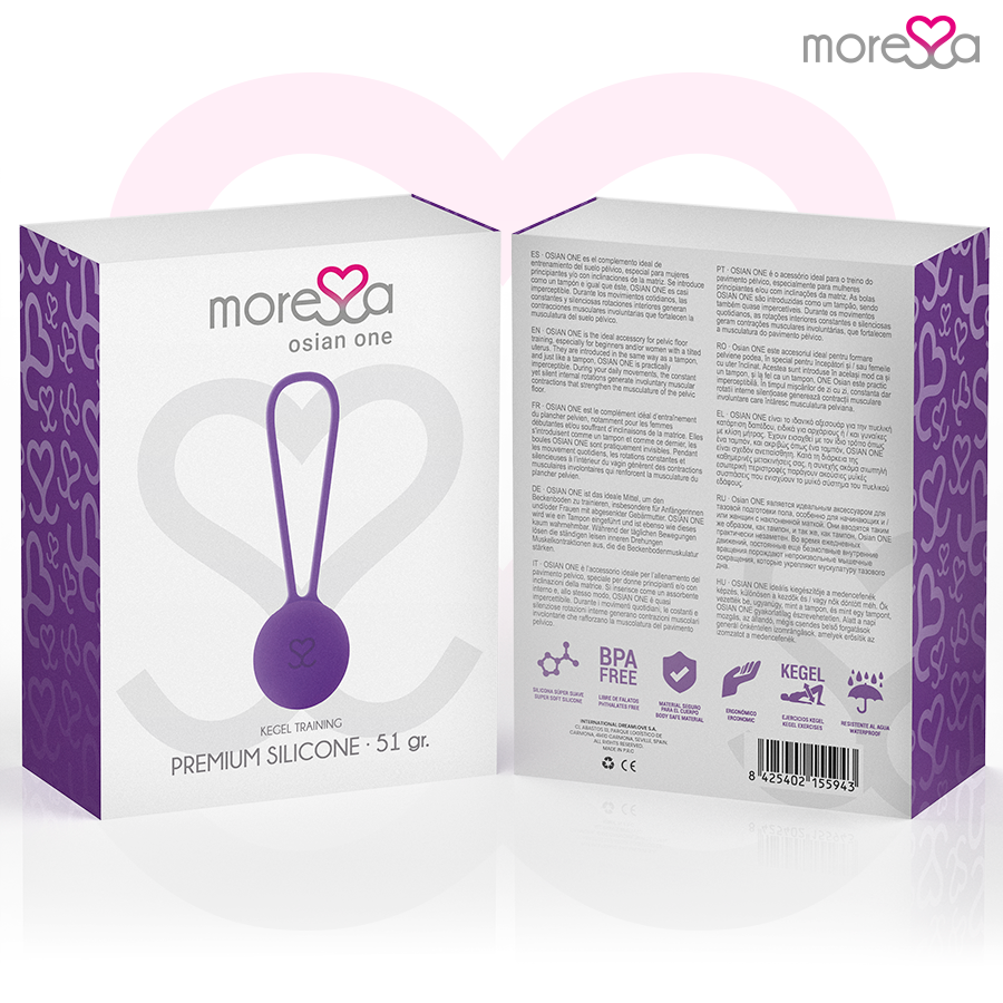 Vibrador Moressa Osian de silicona