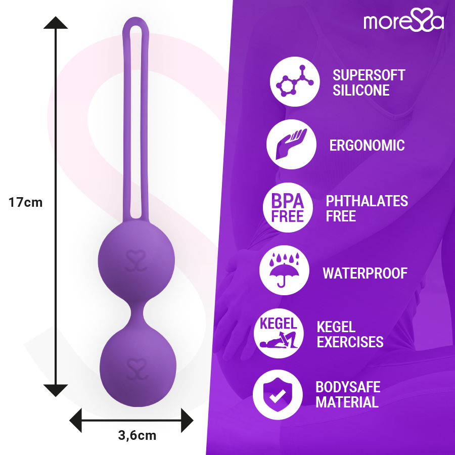 Vibratore Moressa Osian in silicone Tre