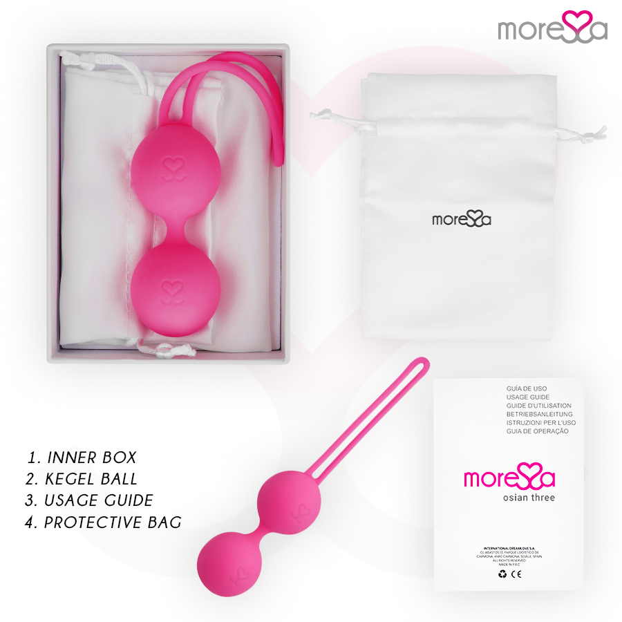 Vibratore Moressa Osian in silicone Tre