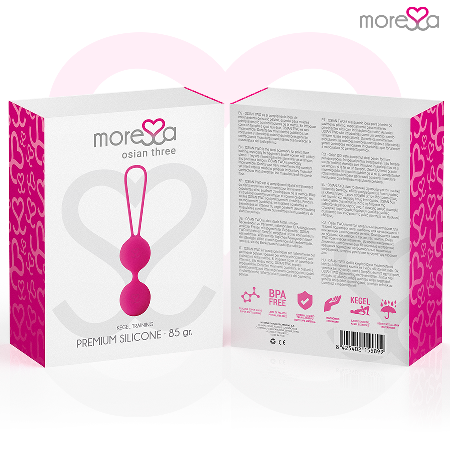 Vibratore Moressa Osian in silicone Tre