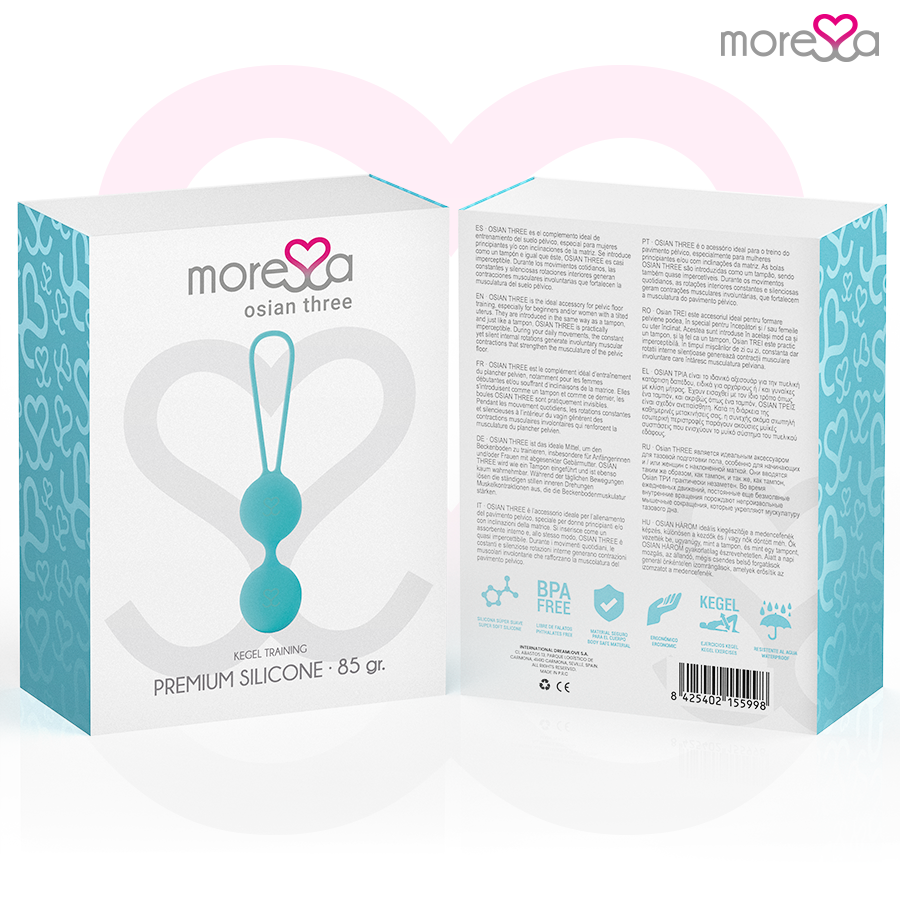 Vibratore Moressa Osian in silicone Tre