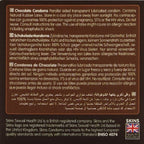Pack de 4 préservatifs premium chocolat
