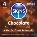 Pack de 4 préservatifs premium chocolat