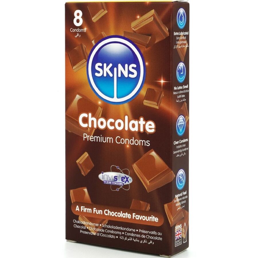 Préservatifs Skins aromatisés chocolat — vue principale