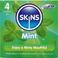Pack de 4 préservatifs premium menthe