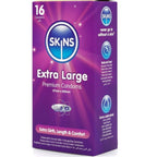 Préservatifs Skins extra larges — finition matière