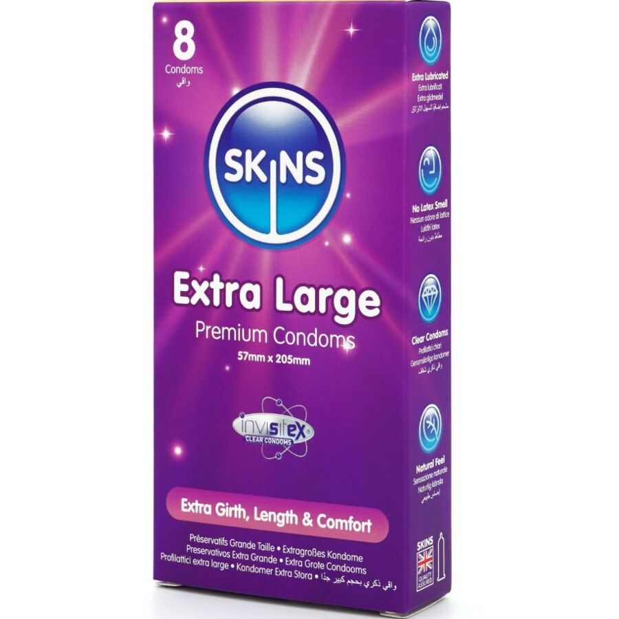 Préservatifs Skins extra larges — vue principale